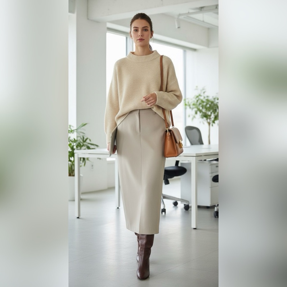 MNG Midi/Maxi Skirt